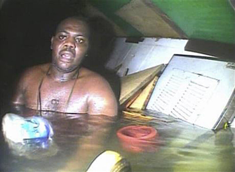 Tugboat cook survives for 72 hours in tiny air pocket under the